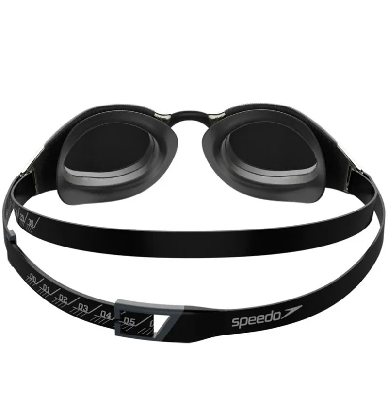 Speedo Fastskin Hyper Elite Mirror Goggles Black/Silver-1